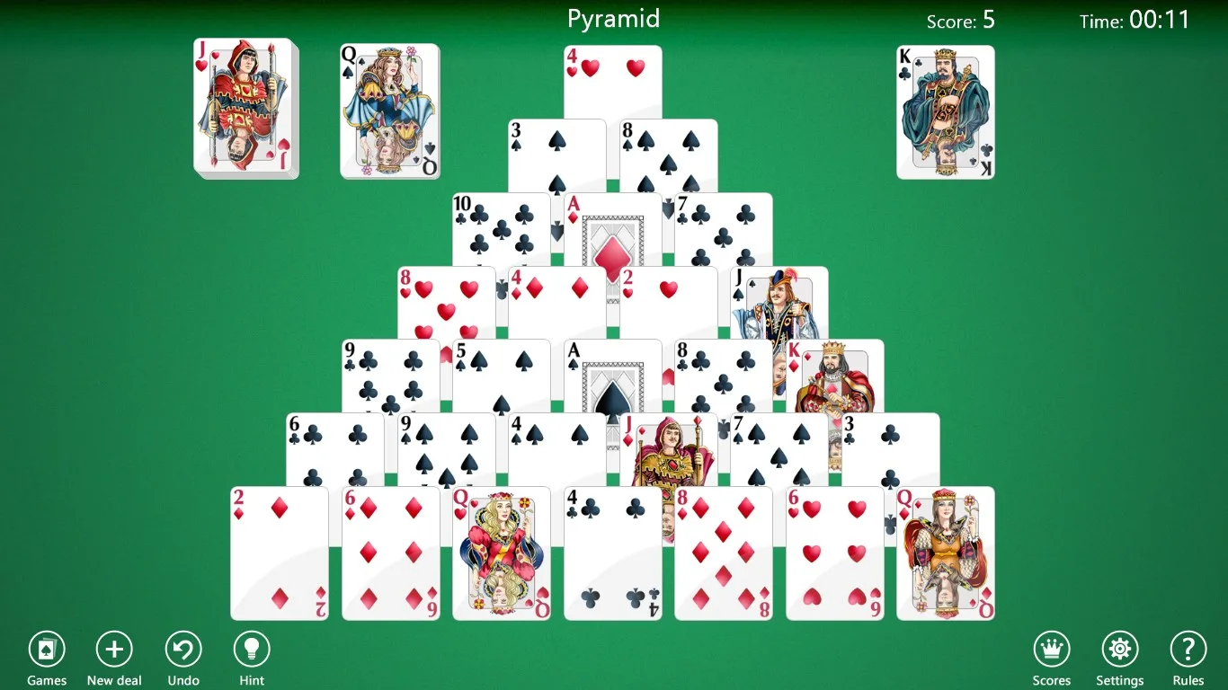 Pyramid Solitaire screenshot 1