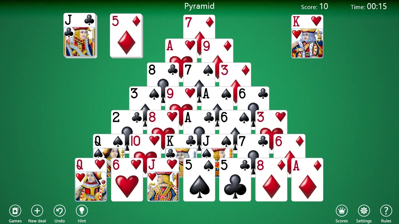 Pyramid Solitaire screenshot 2