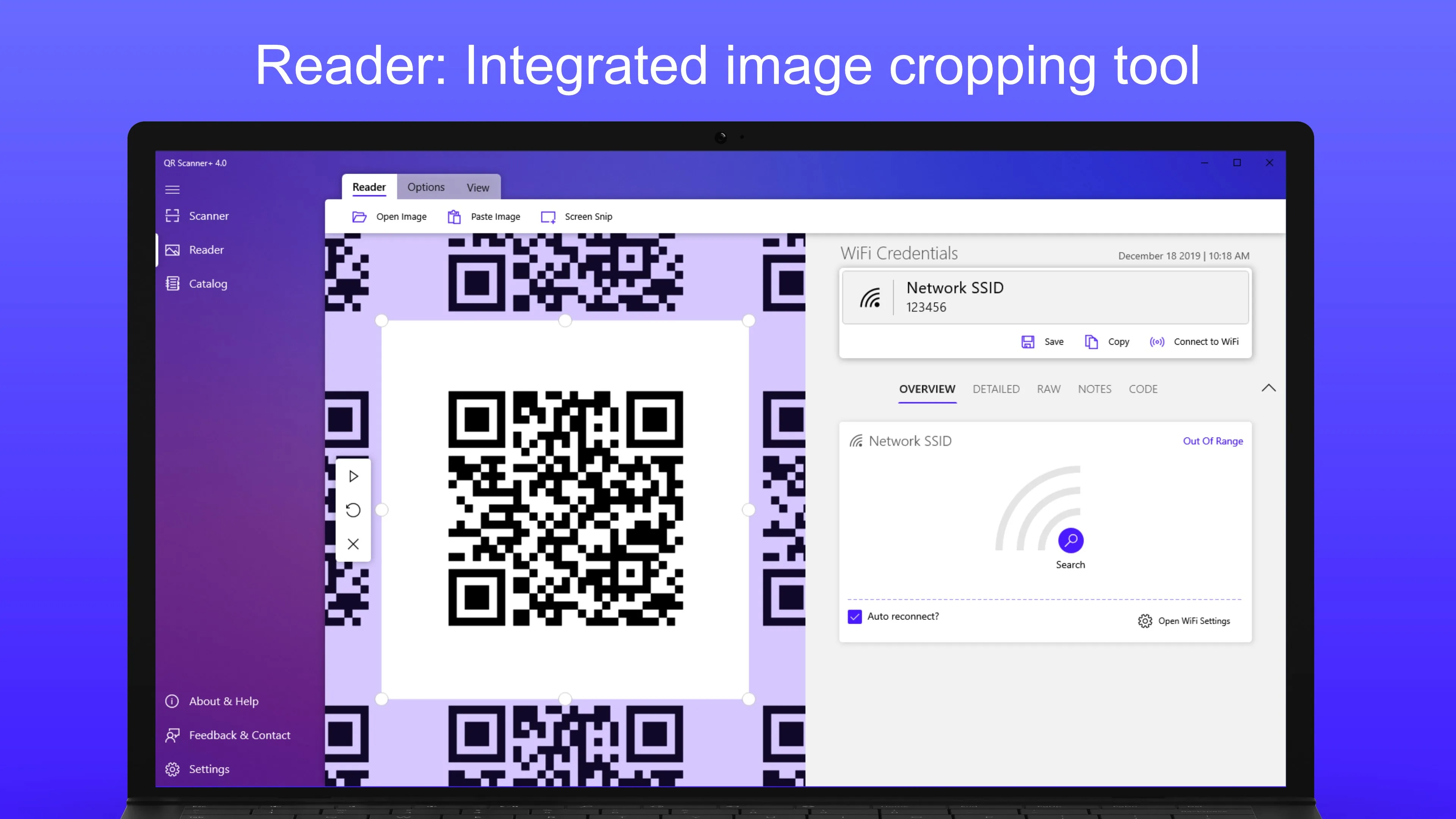 QR Scanner+ // QR Code and Barcode Reader screenshot 1