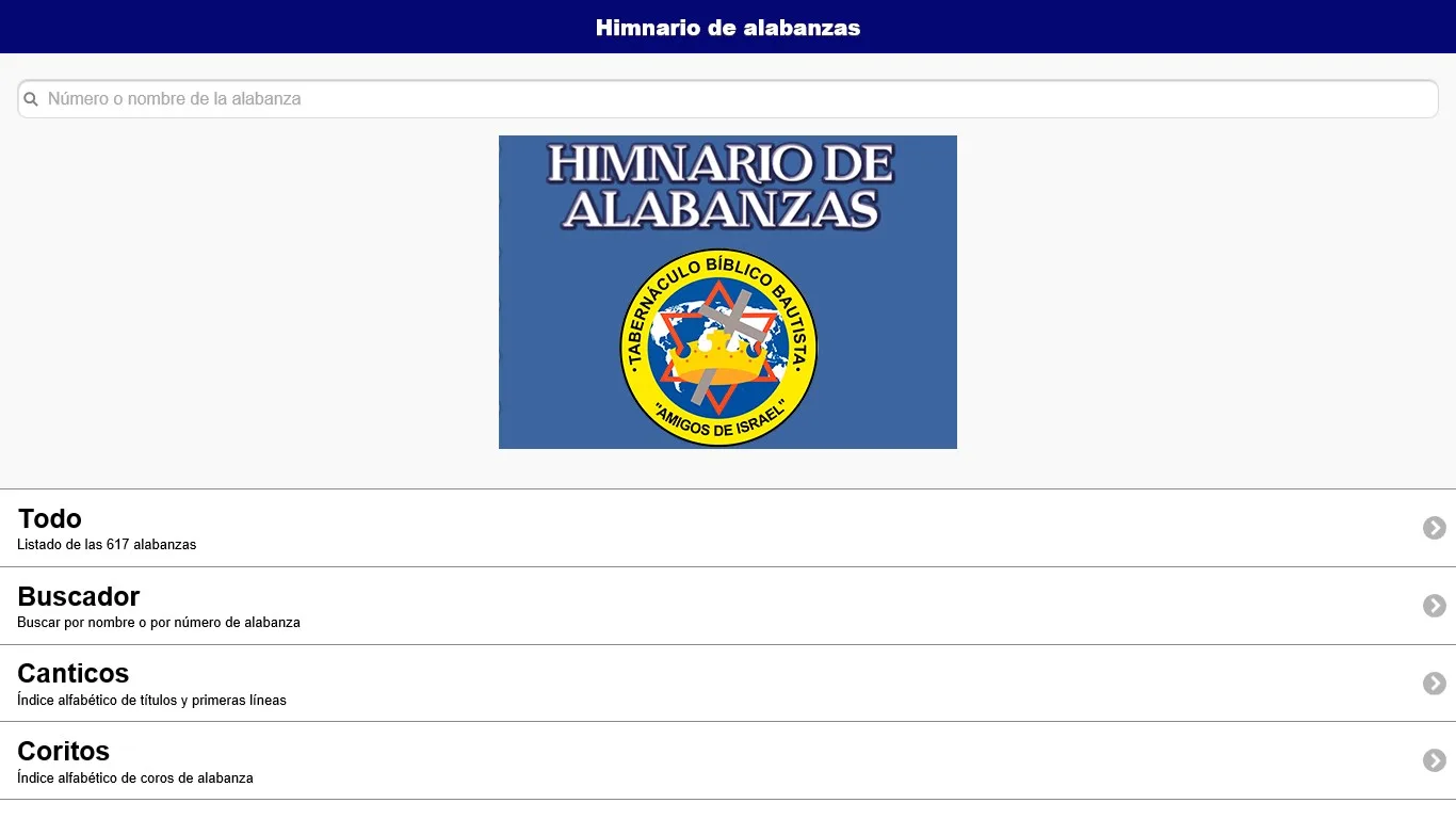Himnario TBB Amigos de Israel screenshot 2