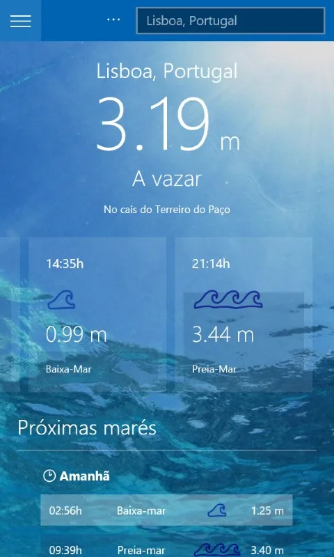 Marés screenshot 1