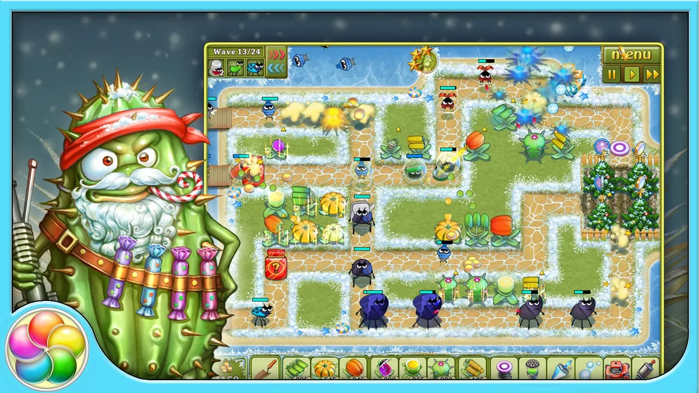 Garden Rescue Christmas Edition Lite screenshot 1
