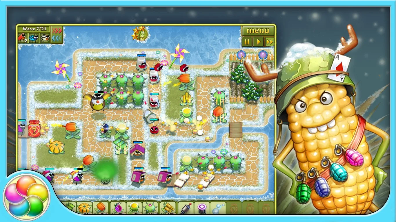 Garden Rescue Christmas Edition Lite screenshot 2