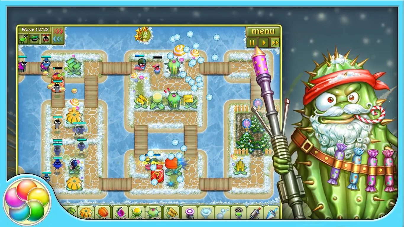 Garden Rescue Christmas Edition Lite screenshot 3