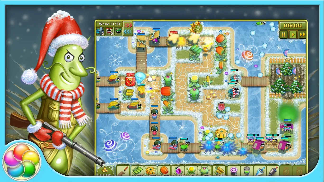 Garden Rescue Christmas Edition Lite screenshot 4