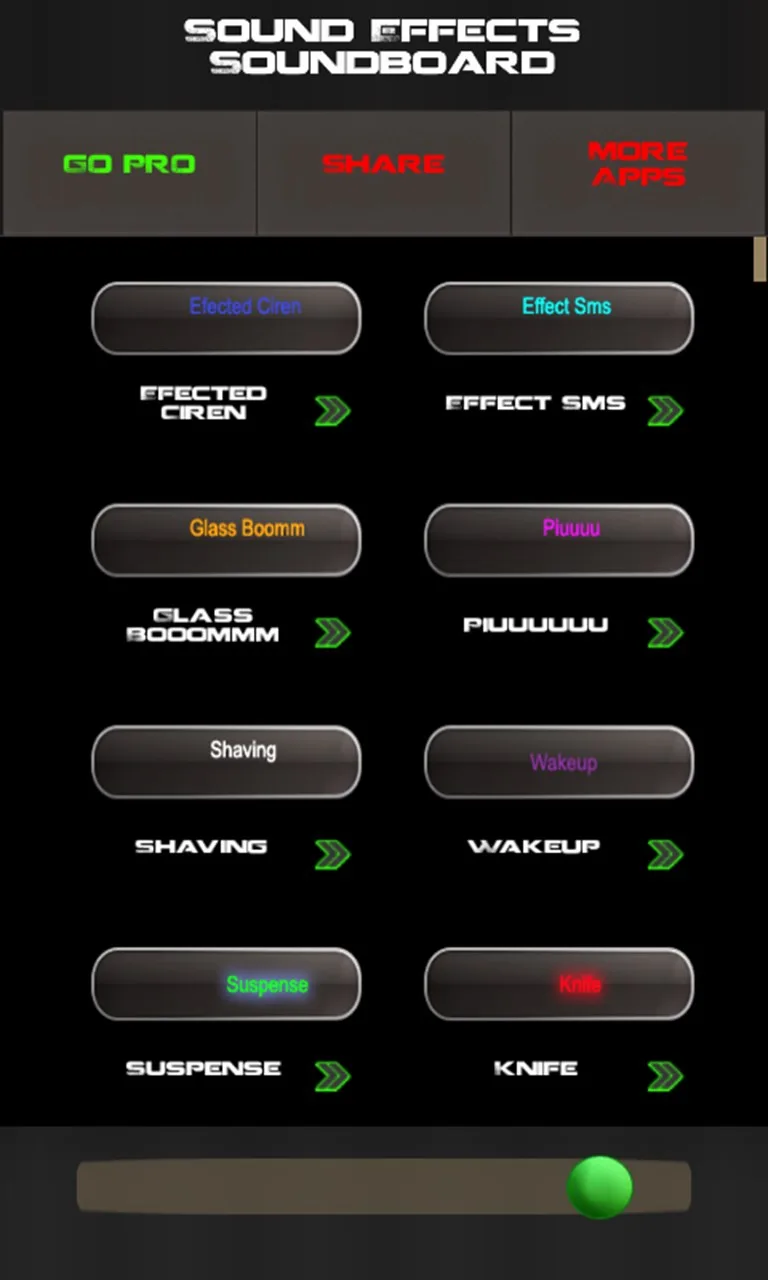 Sound Effects Soundboard for Windows Phone screenshot 2