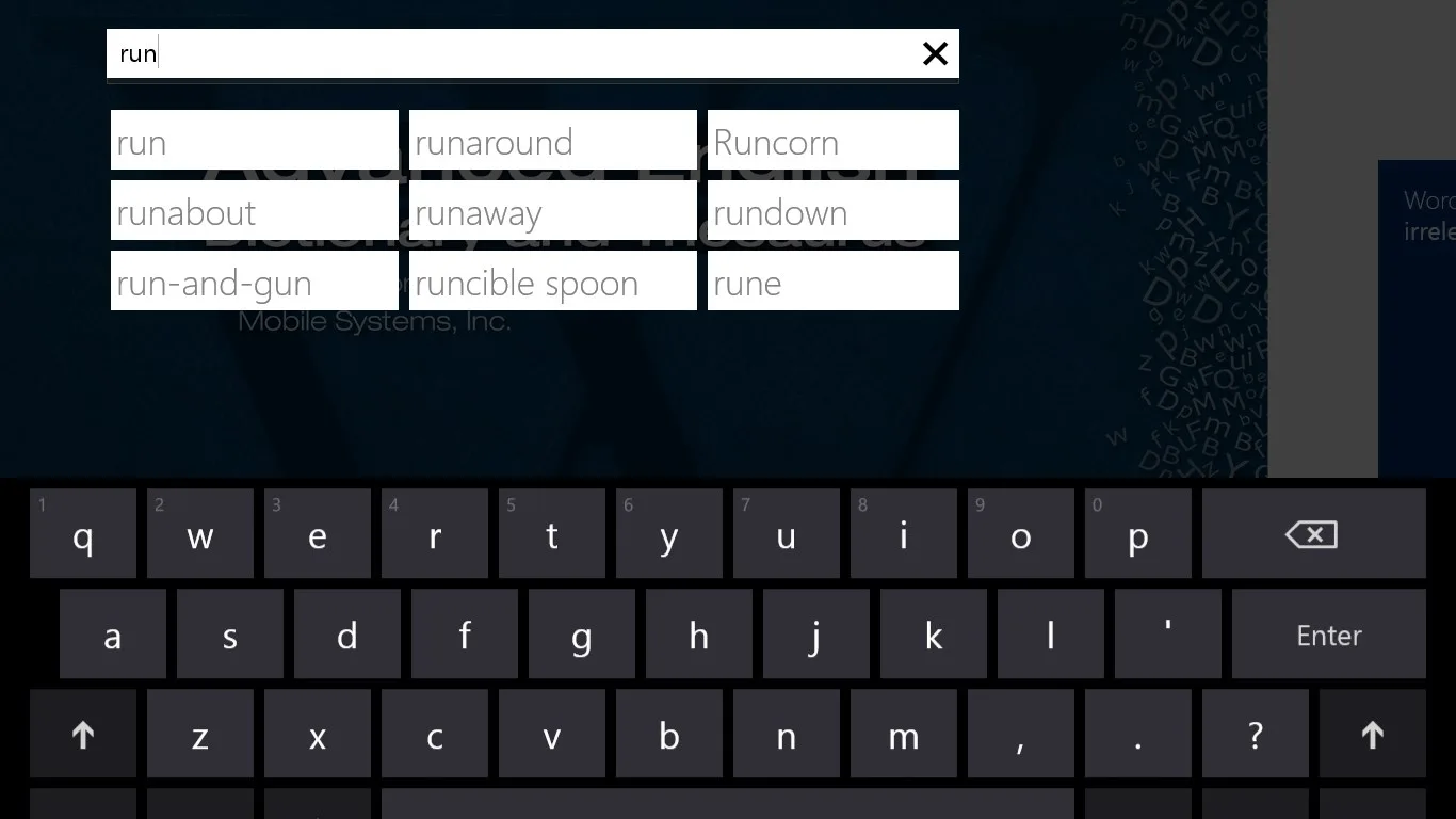 Advanced English Dictionary and Thesaurus screenshot 2