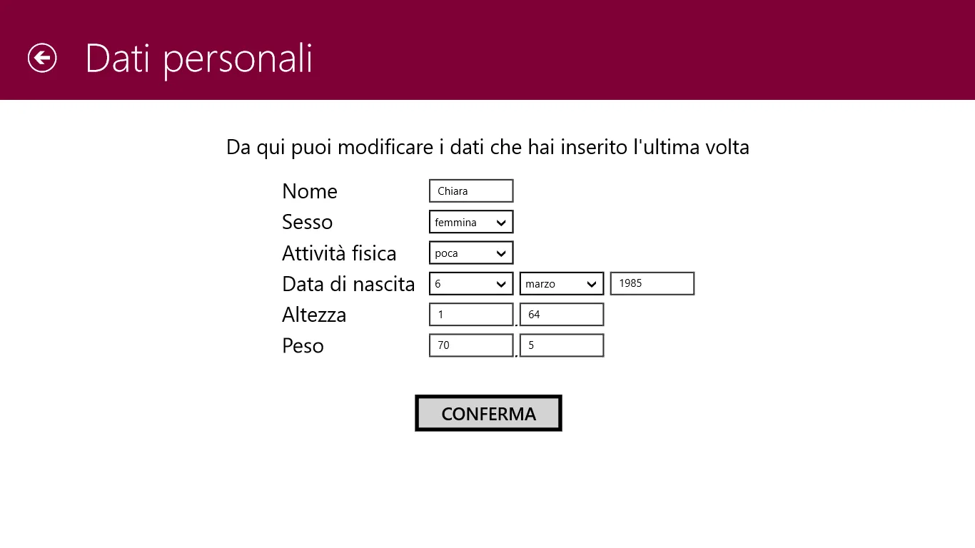 Dieta Facile screenshot 4