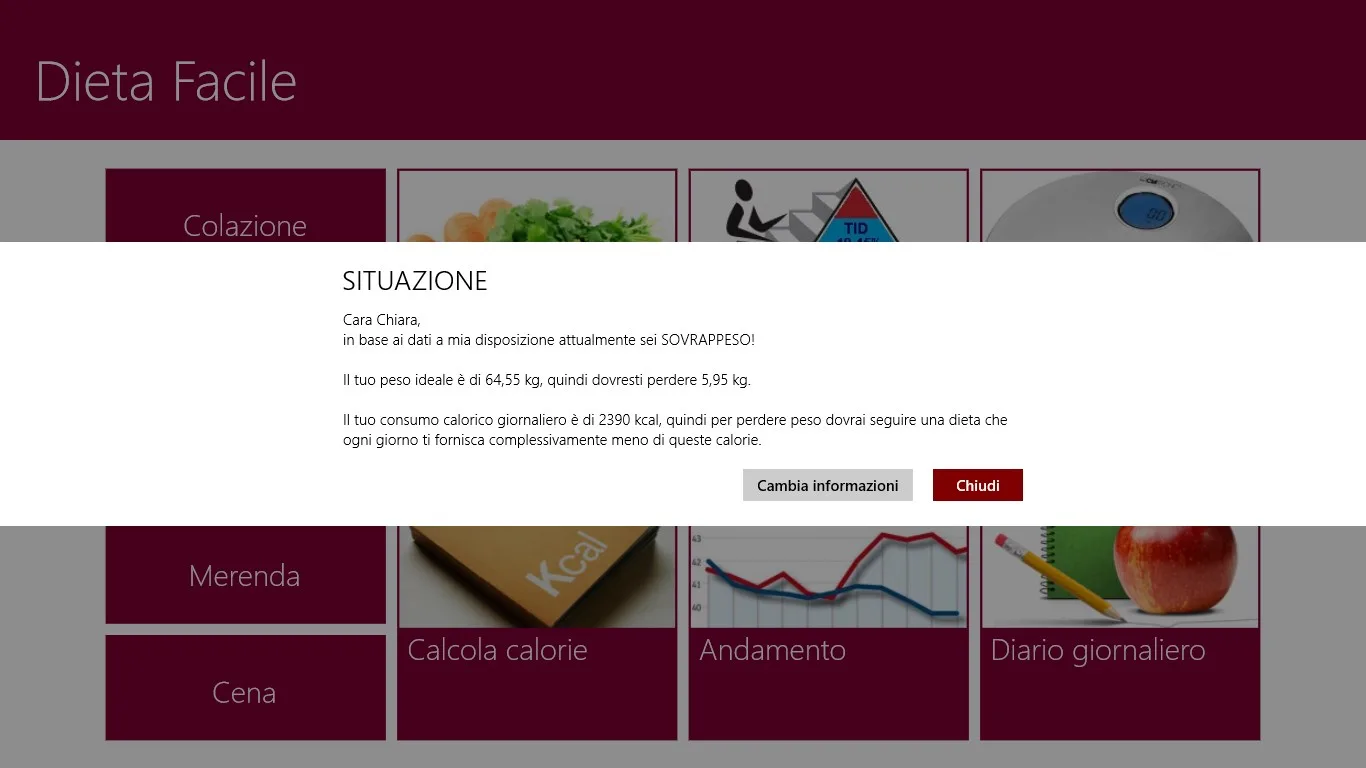Dieta Facile screenshot 5
