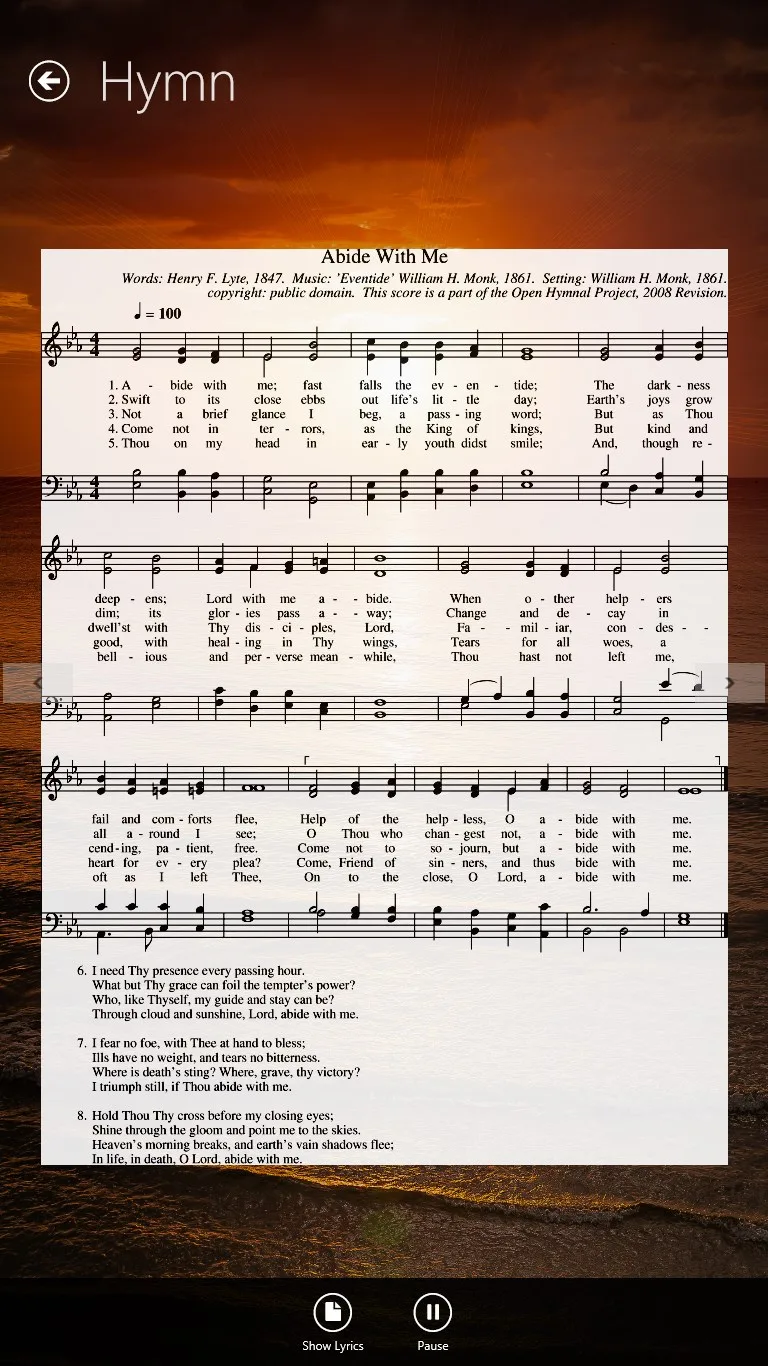 Hymn World screenshot 2