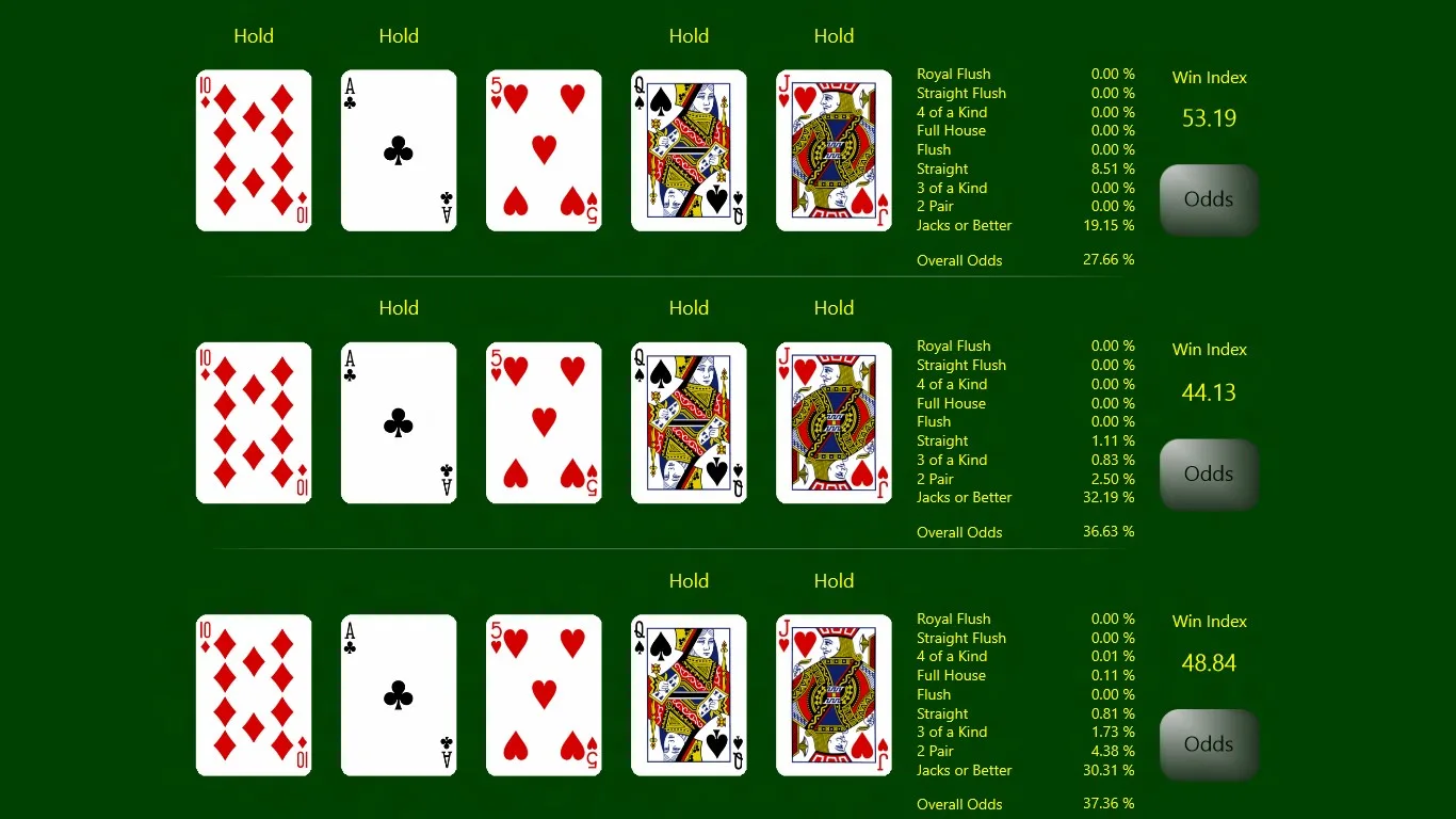 Draw Poker Free screenshot 2