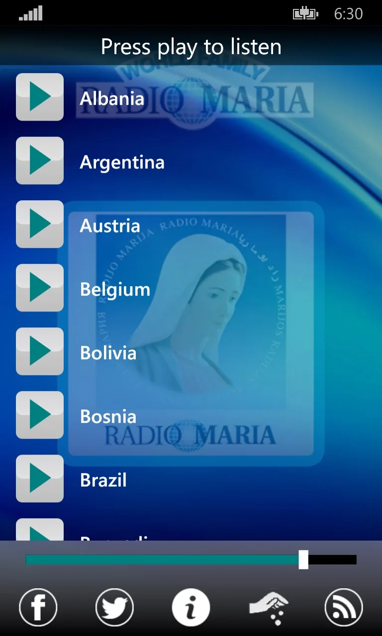 Radio Maria screenshot 2
