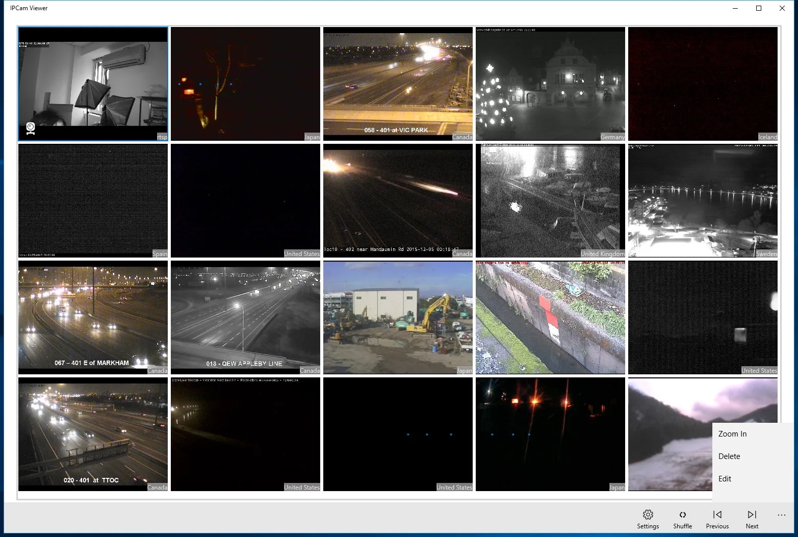 IPCam Viewer screenshot 1