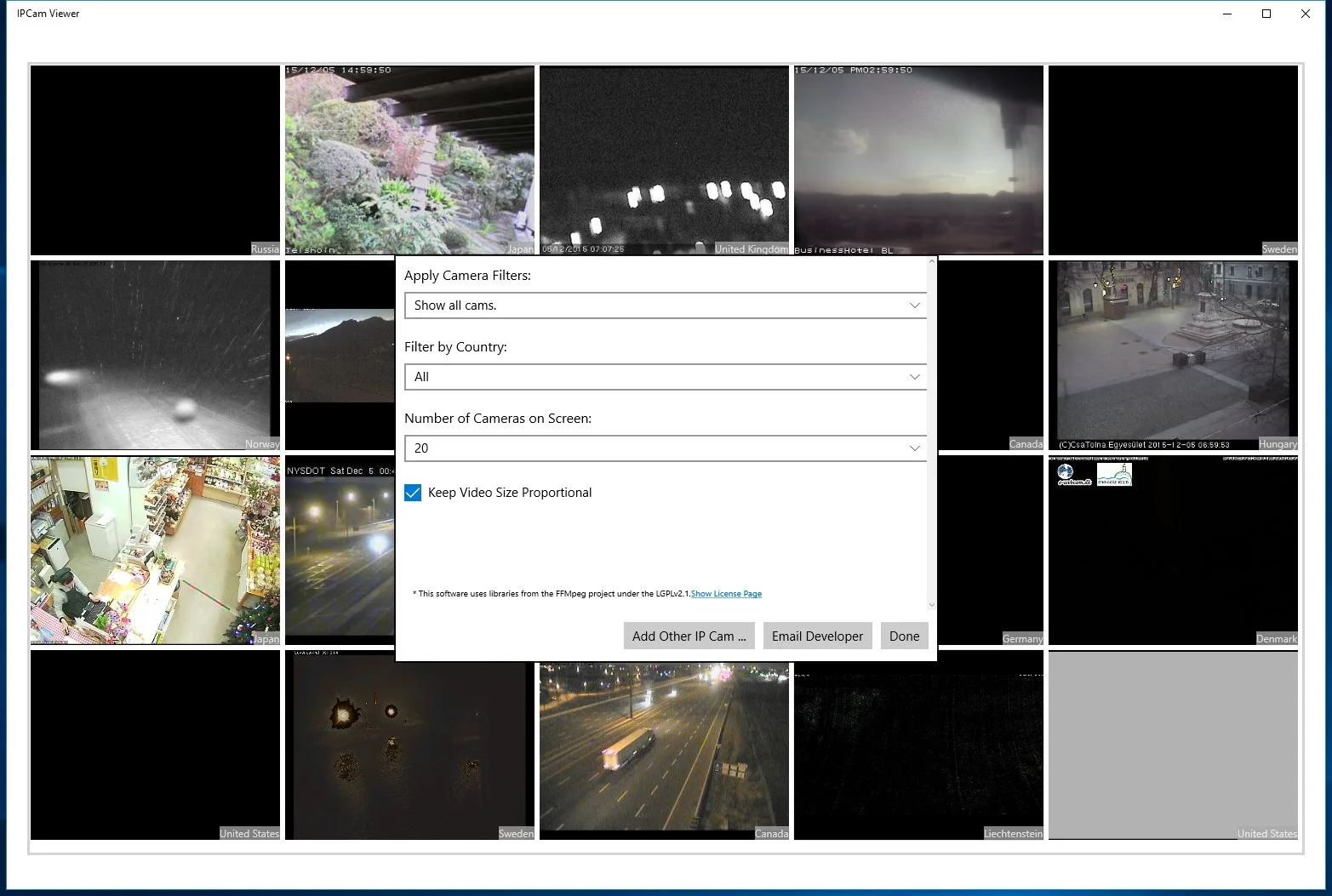 IPCam Viewer screenshot 3