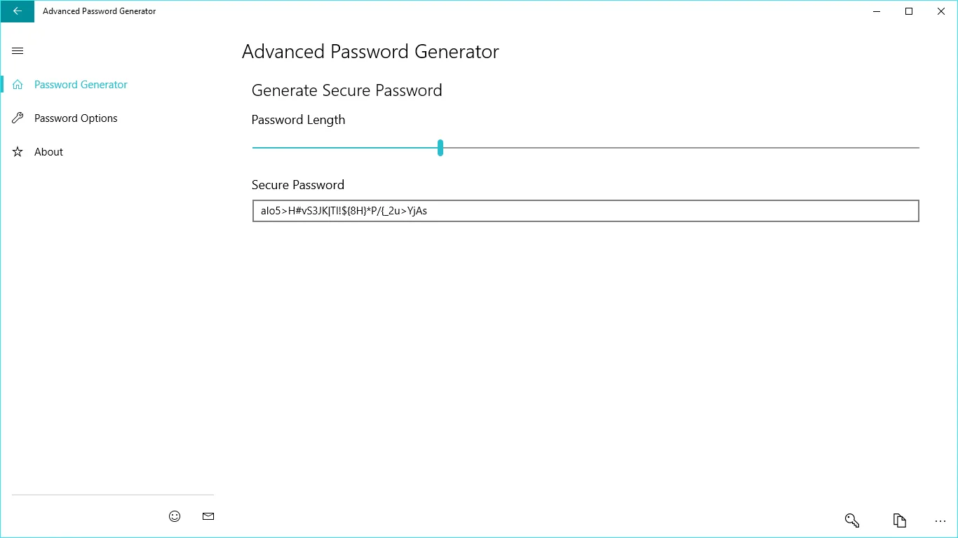 Advanced Password Generator screenshot 1