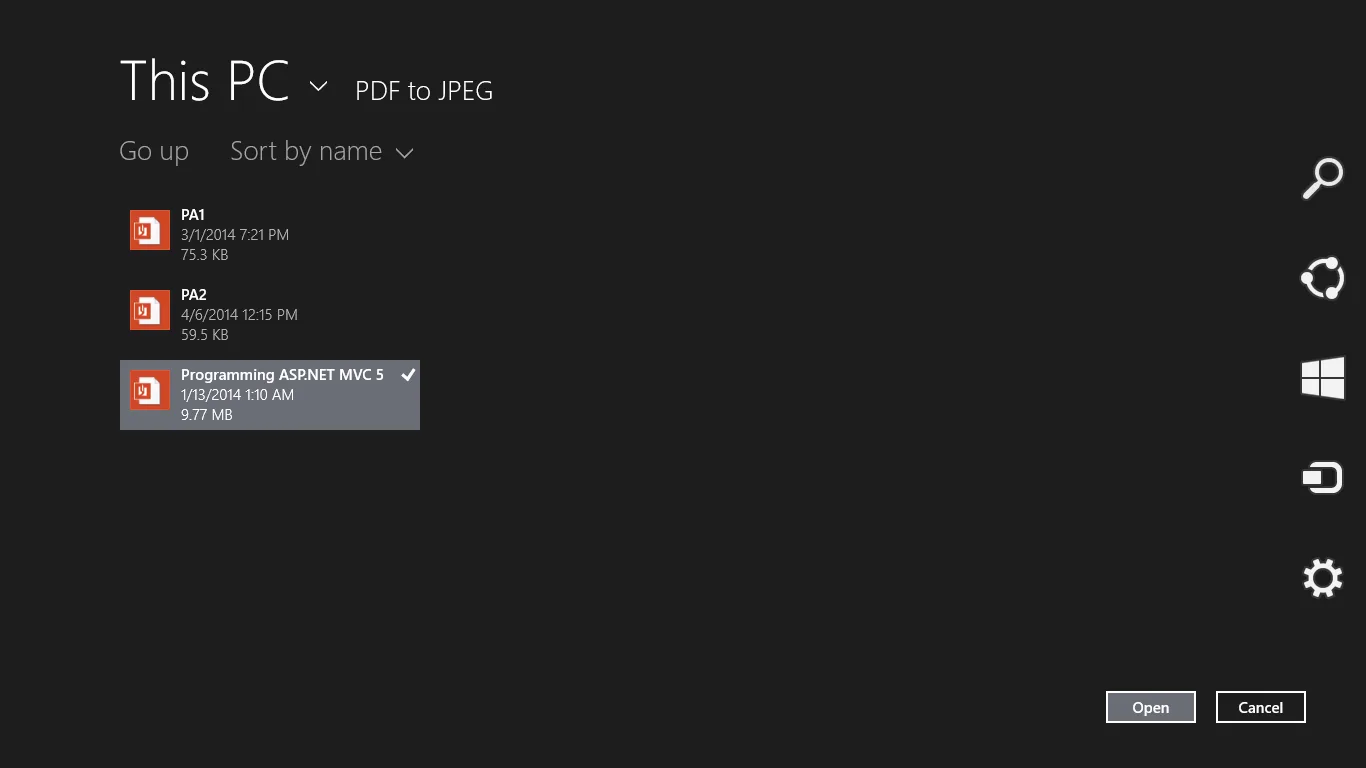 PDF to JPEG screenshot 2