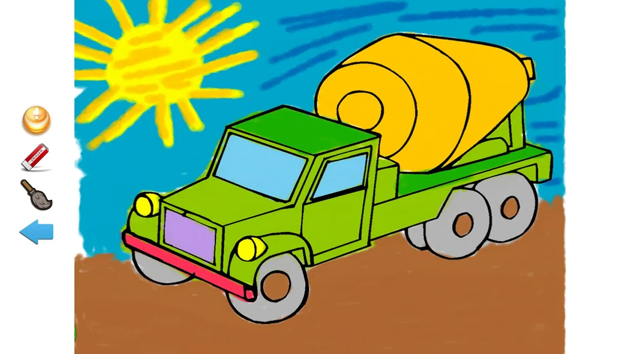 Vehicles Coloring Pages for Kids screenshot 1