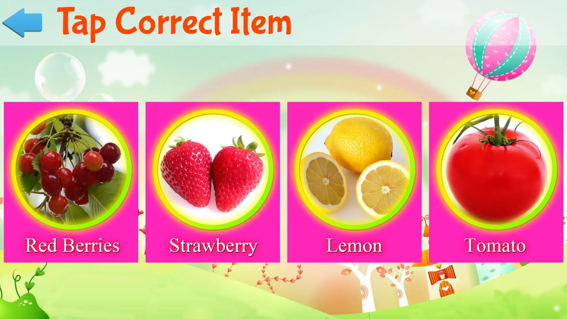 Learn Fruits and Vegetables for Kids screenshot 5