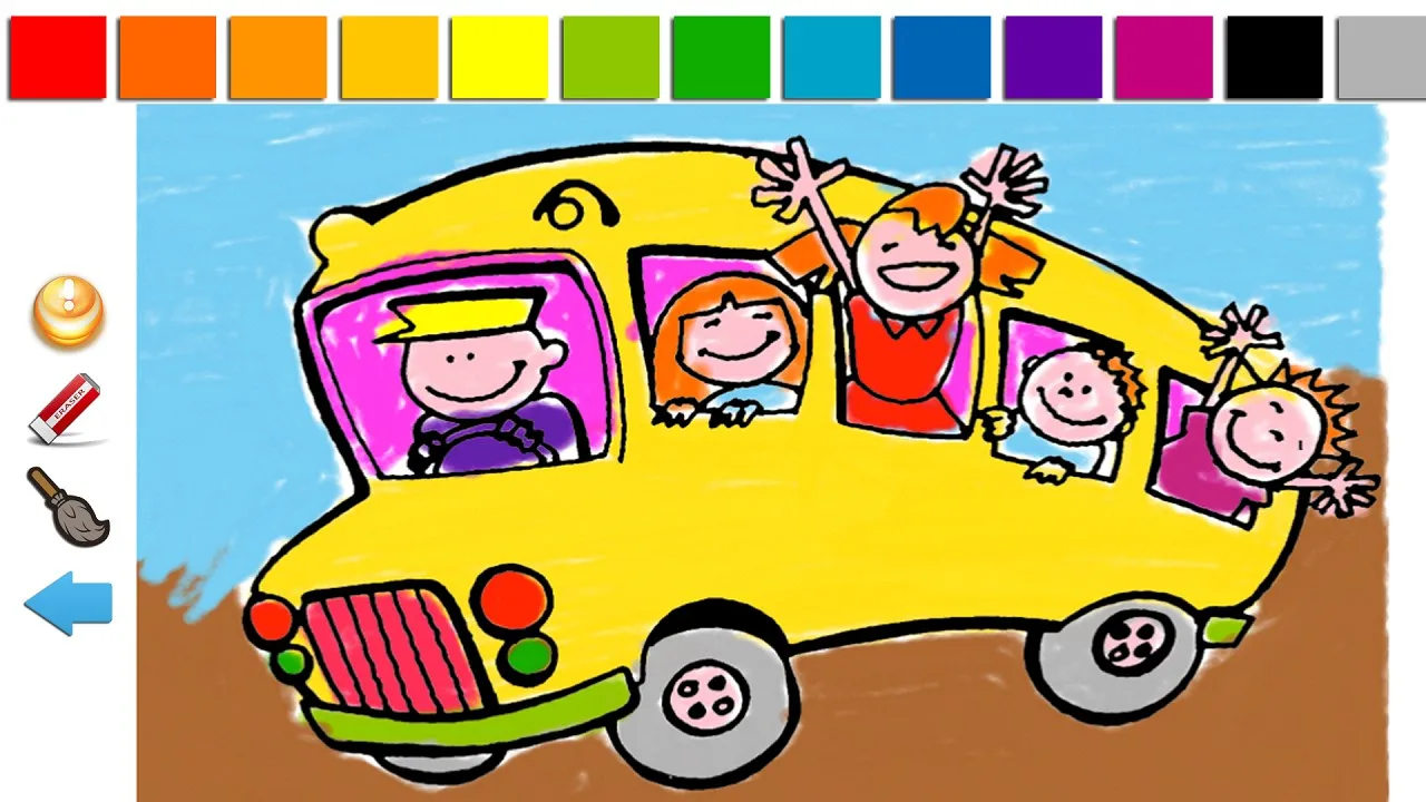 Coloring and drawing pages for kids screenshot 1