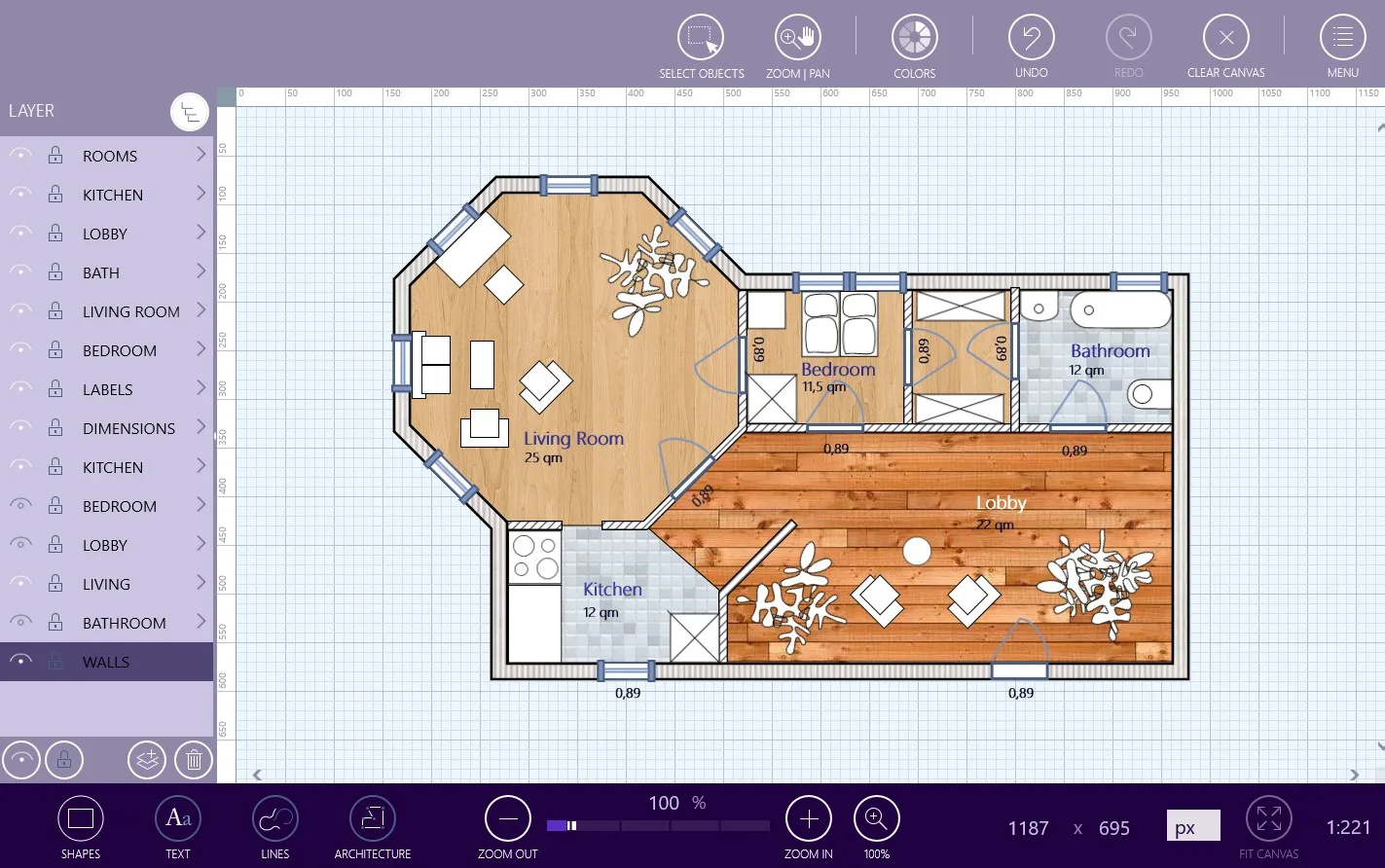 ArchiTech Sketchpad screenshot 1