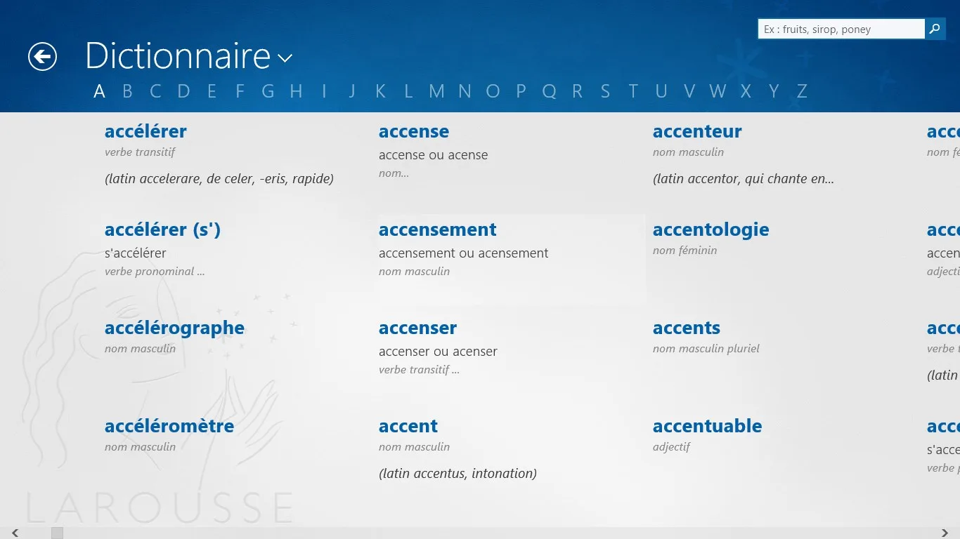 Larousse illustré screenshot 1