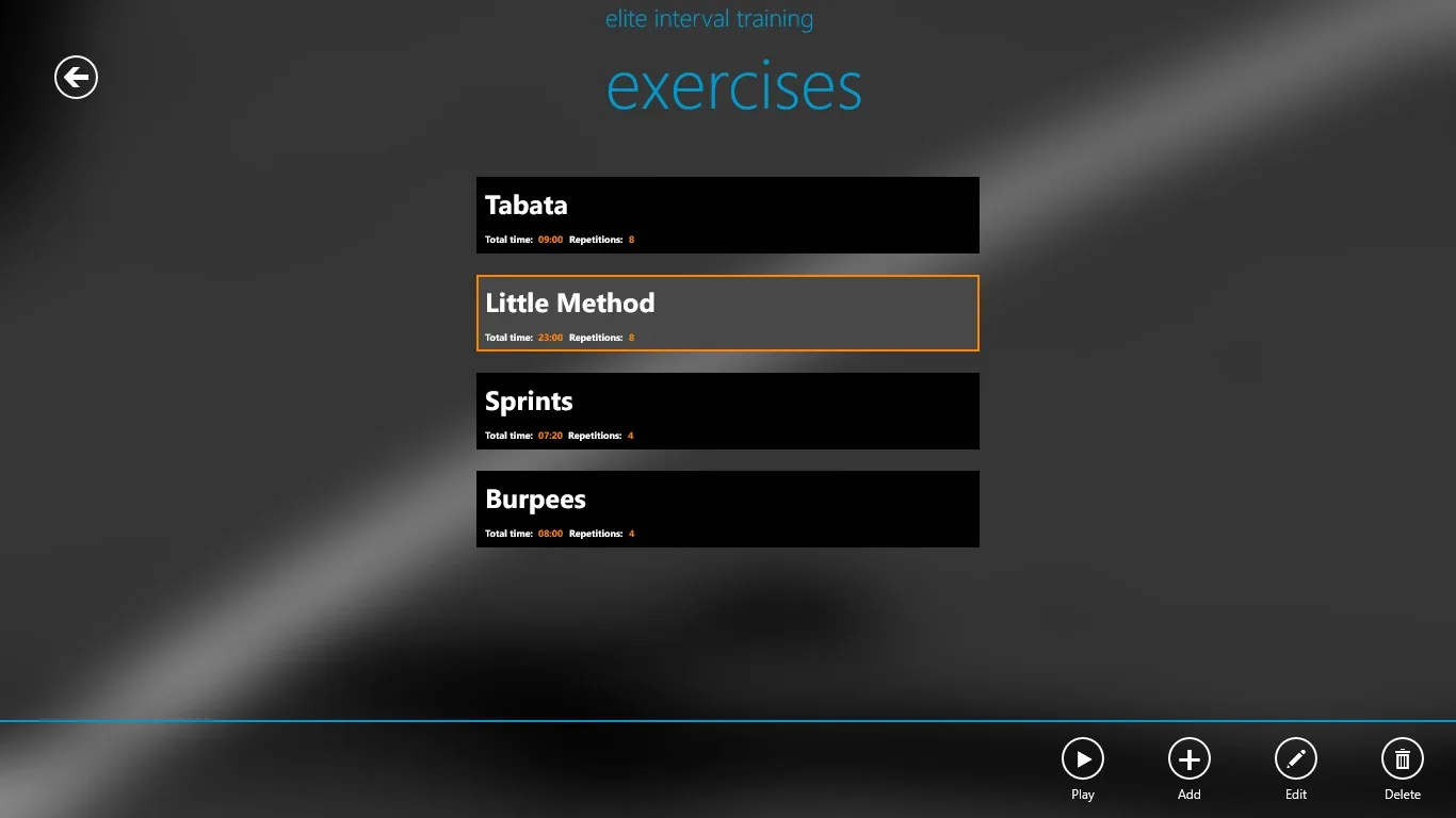 Elite Interval Training screenshot 2