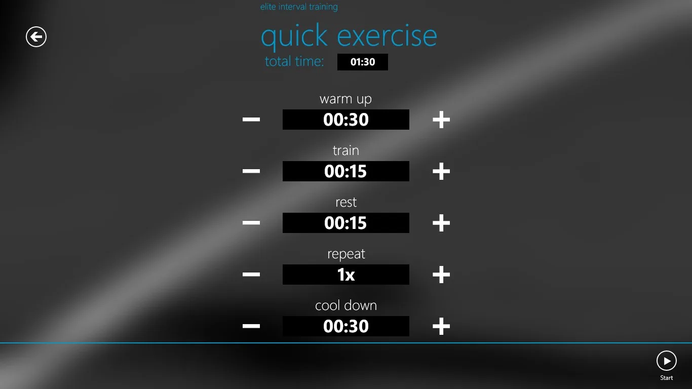 Elite Interval Training screenshot 4