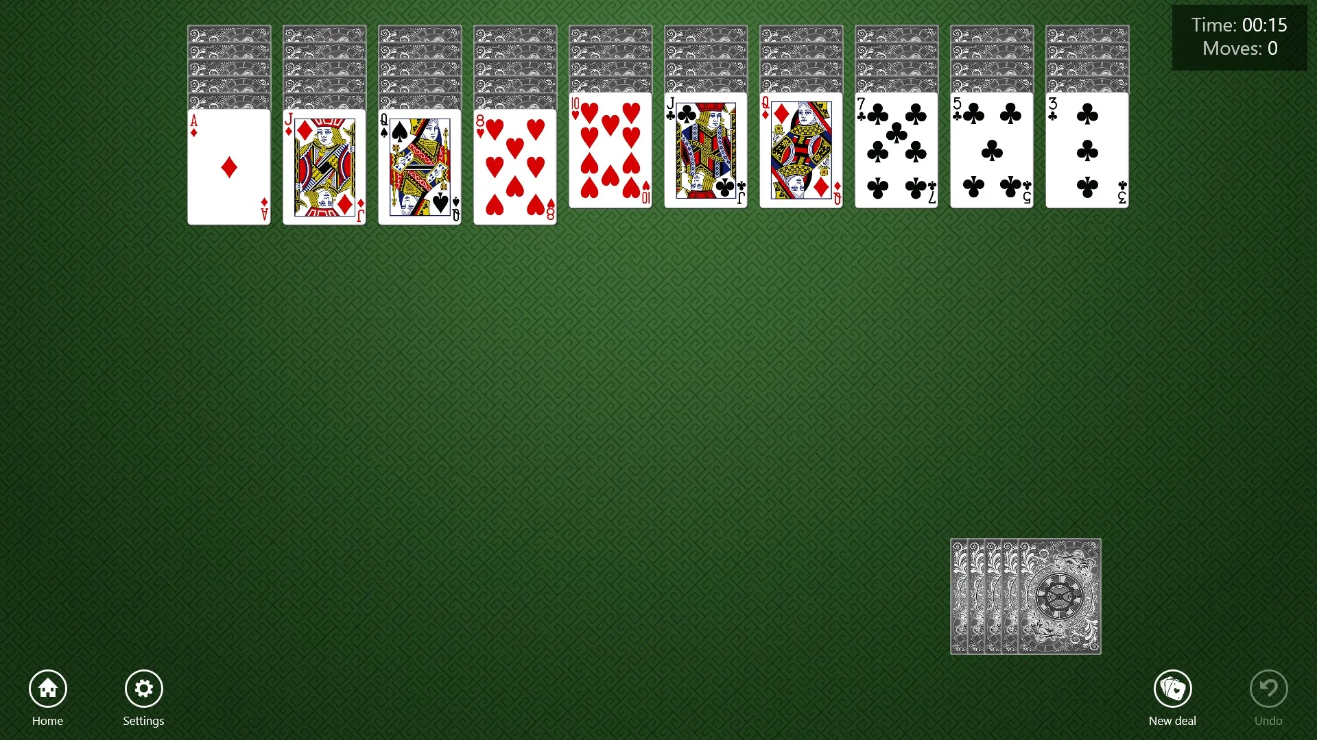 Spider Solitaire HD Free screenshot 1