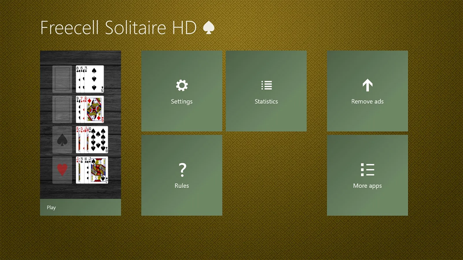 Freecell Solitaire HD Free screenshot 4