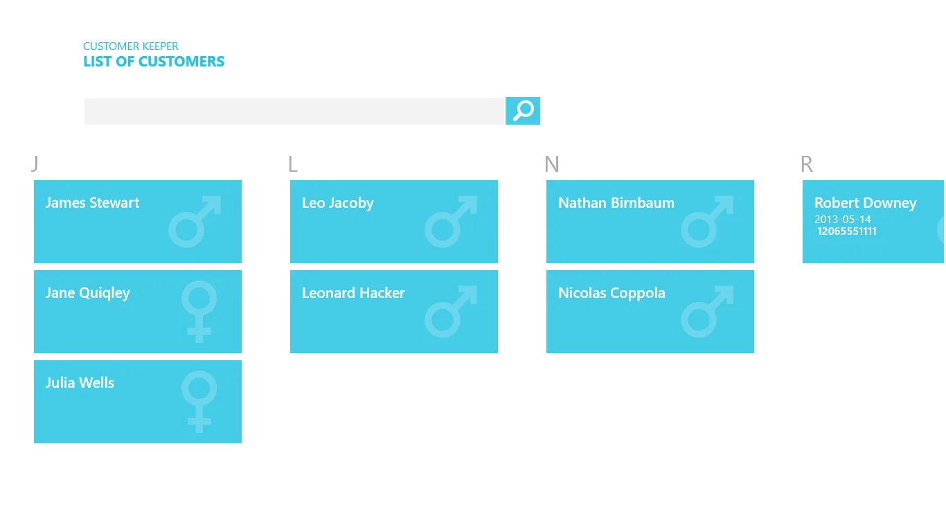 Customer Keeper screenshot 1