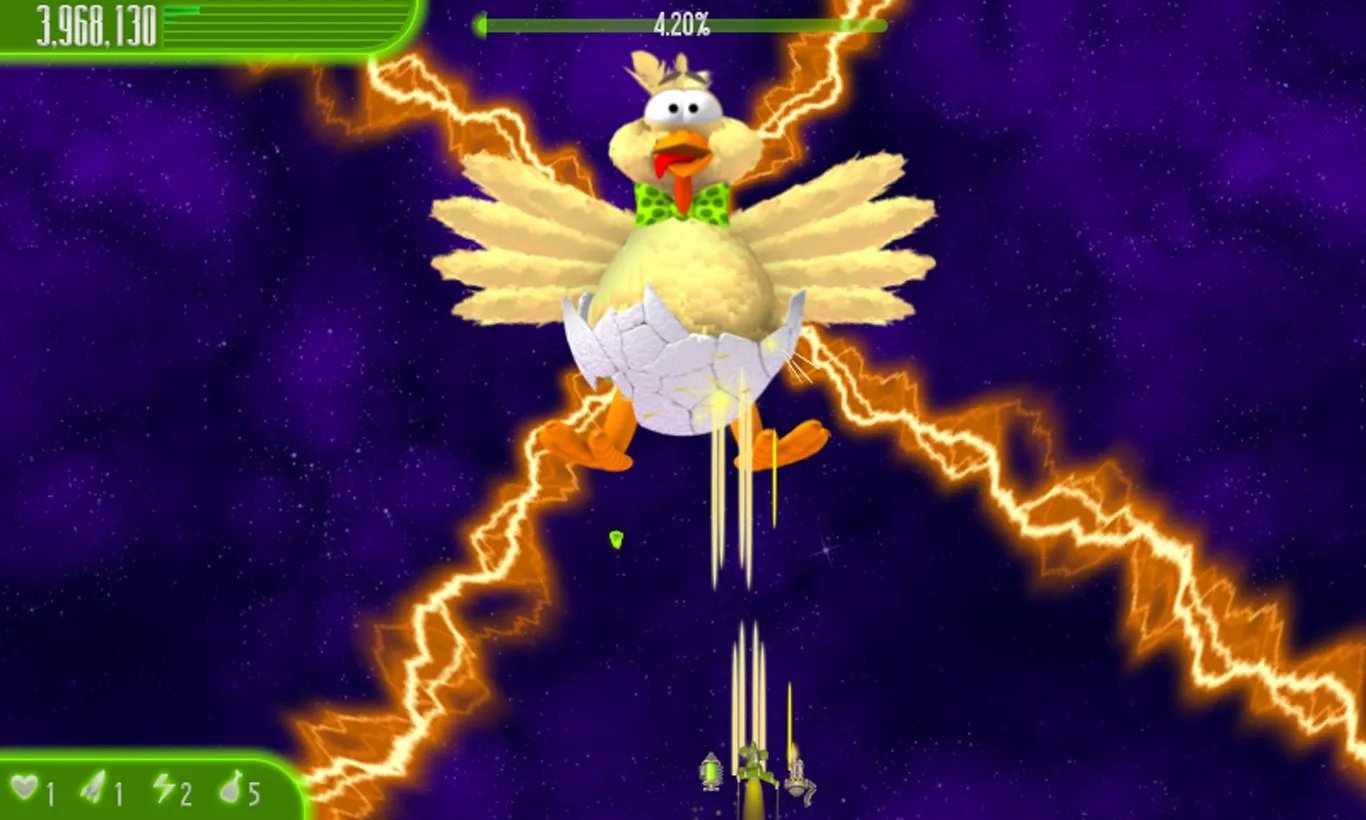 Chicken Invaders 4 Easter HD screenshot 1