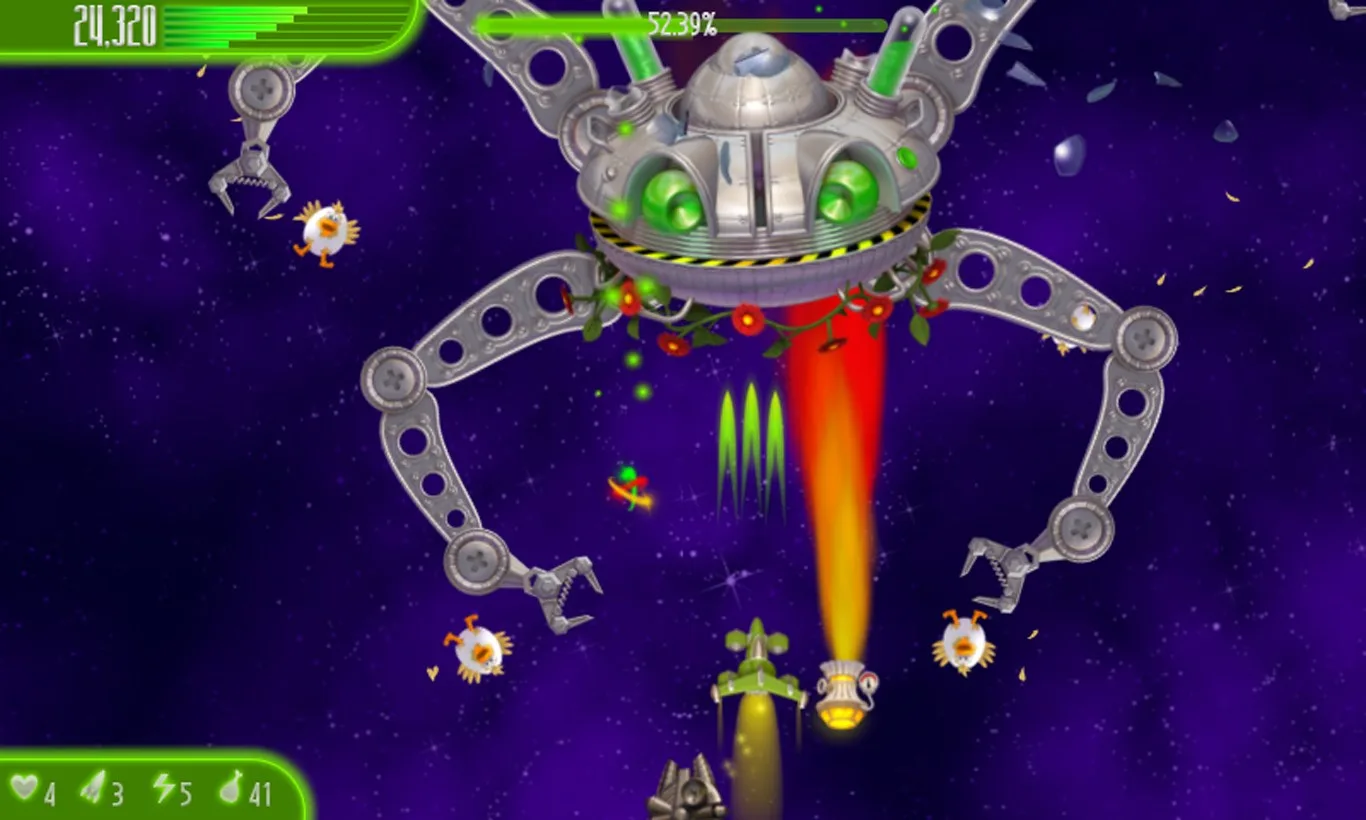 Chicken Invaders 4 Easter HD screenshot 3