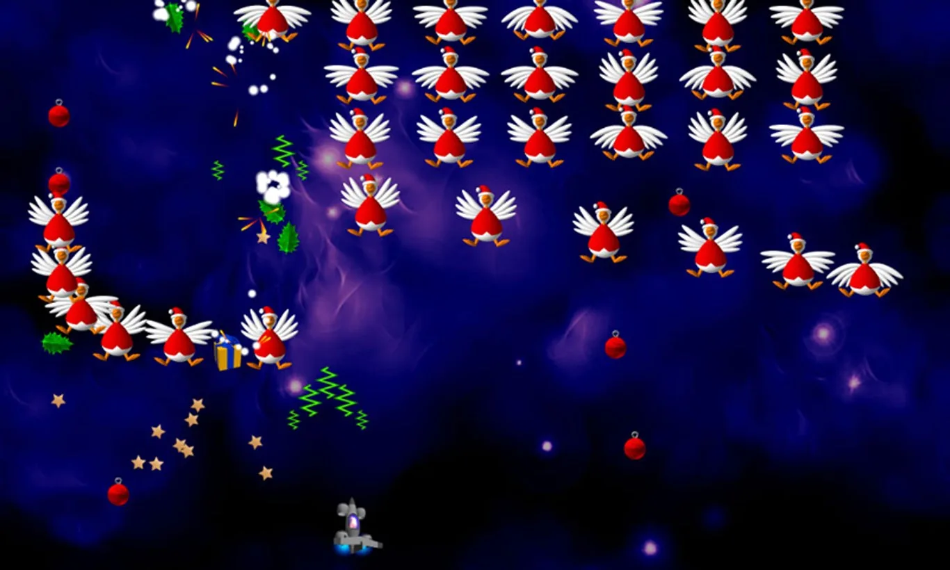 Chicken Invaders 2 Xmas HD screenshot 1