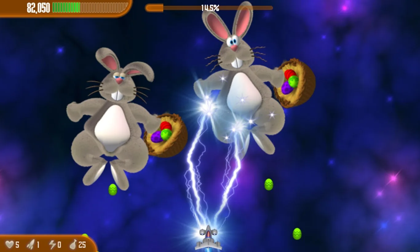 Chicken Invaders 3 Easter HD screenshot 1