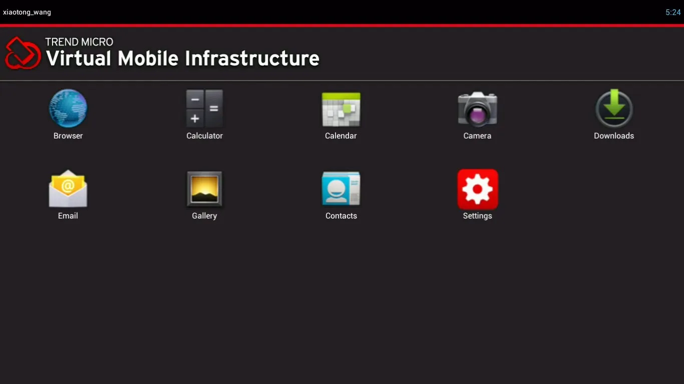 Trend Micro Virtual Mobile Infrastructure screenshot 4