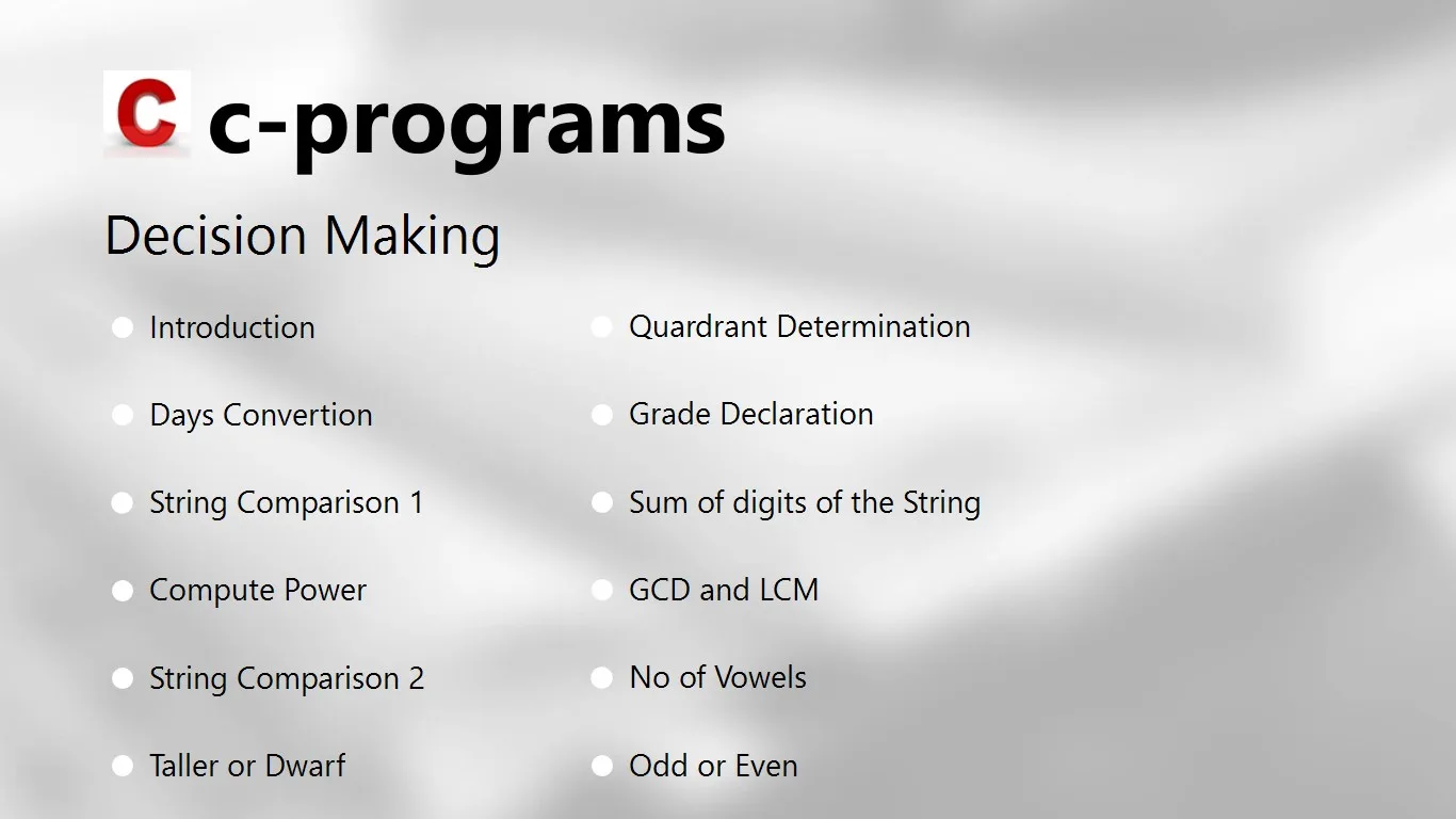c-programs screenshot 1