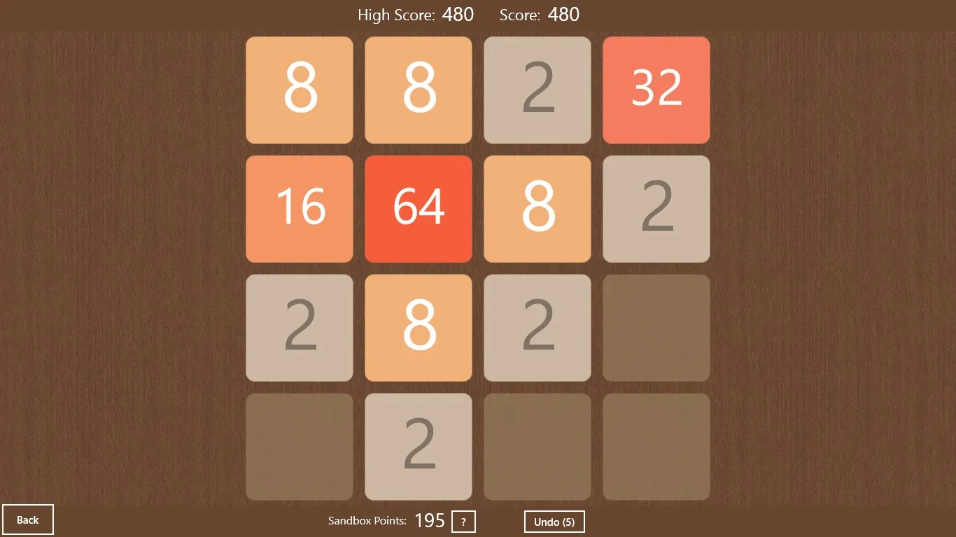 2048 Sandbox screenshot 1