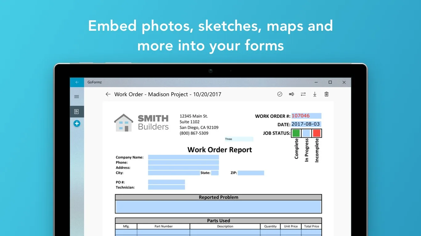 GoFormz Mobile Forms screenshot 1