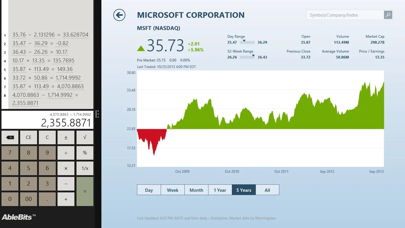 Calculator with History screenshot 3