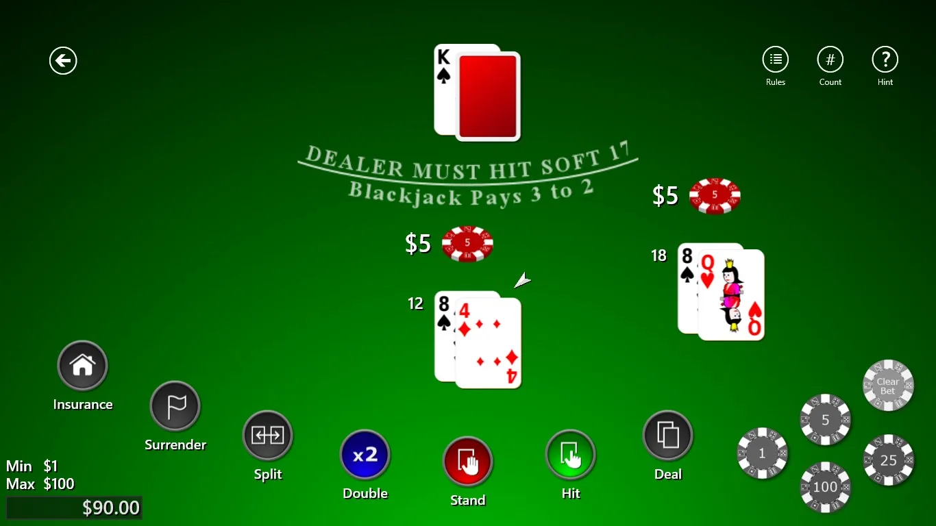 Blackjack Master 2 Free screenshot 3