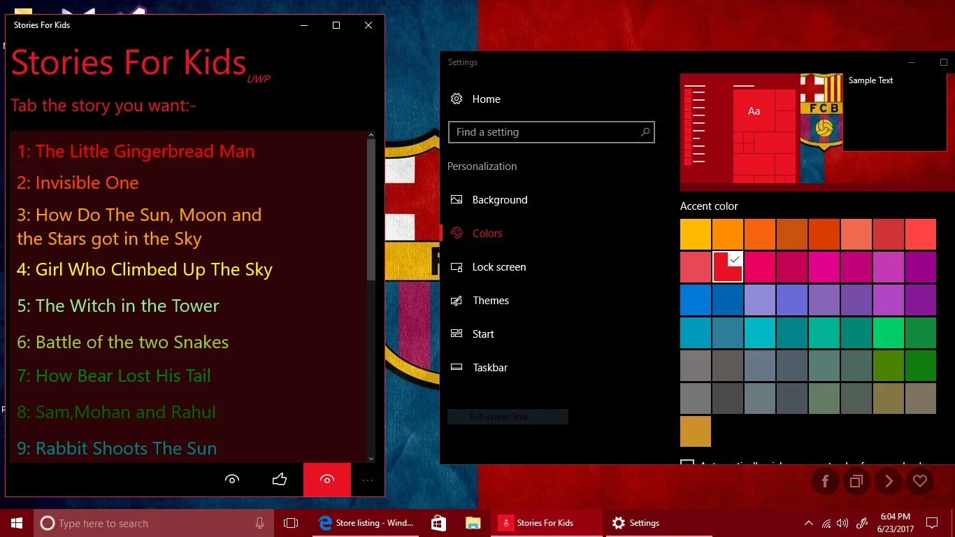 Stories For Kids UWP screenshot 1