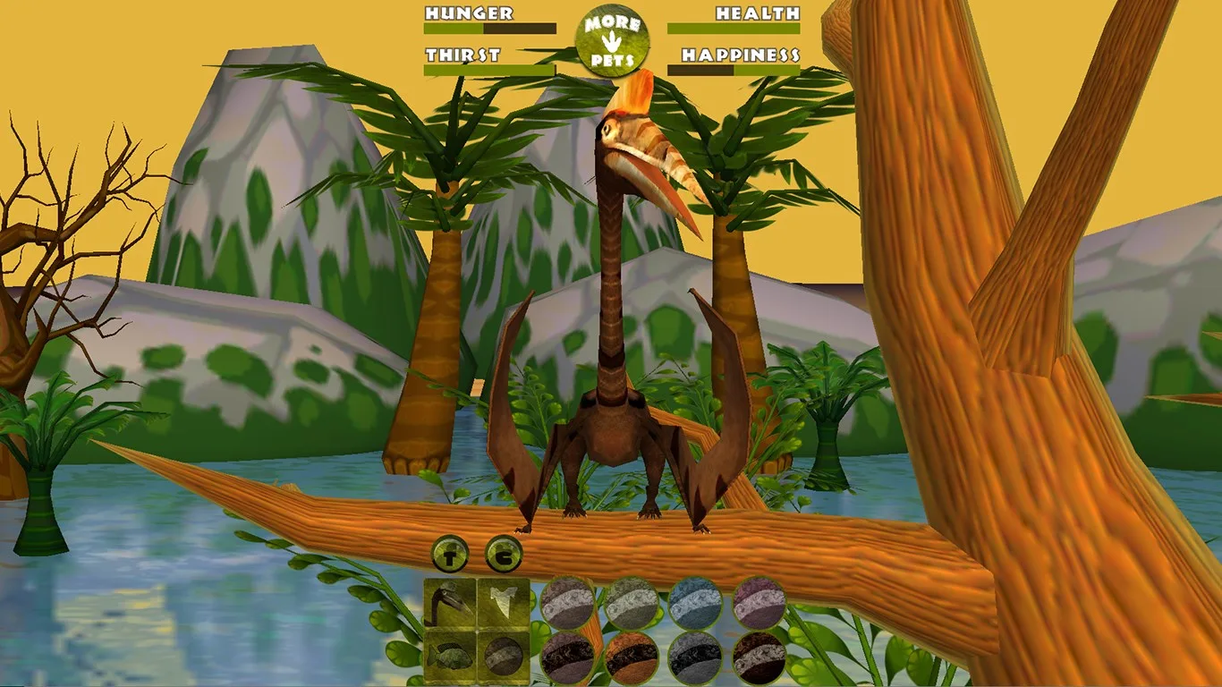 Virtual Pet Dinosaur: Pterodactyl screenshot 2