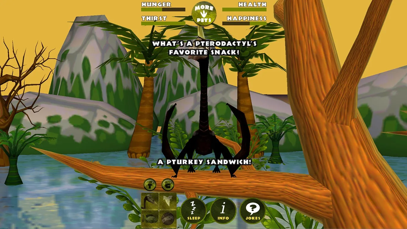 Virtual Pet Dinosaur: Pterodactyl screenshot 4