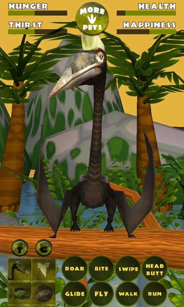 Virtual Pet Dinosaur: Pterodactyl screenshot 5