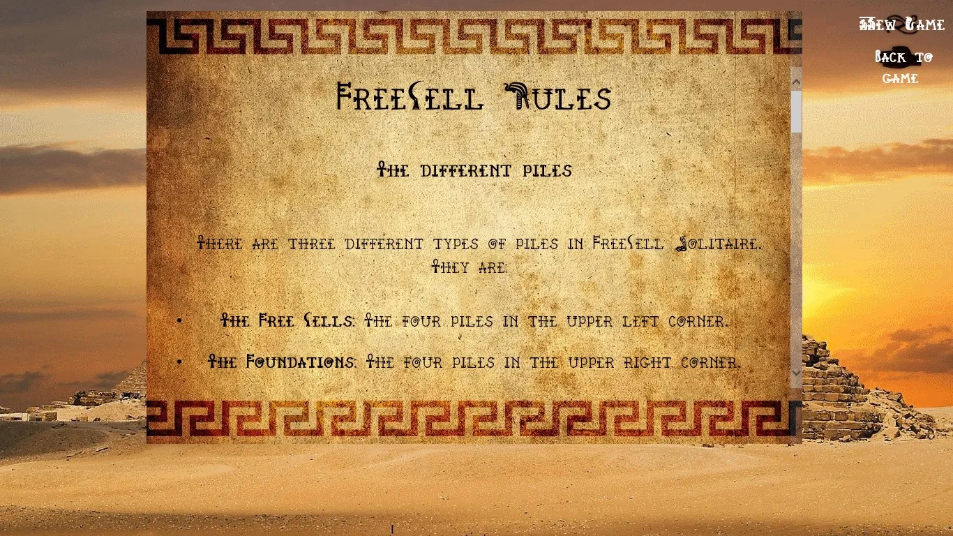 New FreeCell screenshot 2