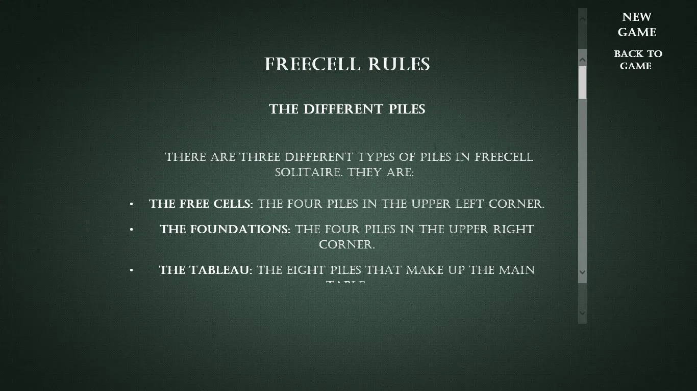 Classic FreeCell Game HD screenshot 2