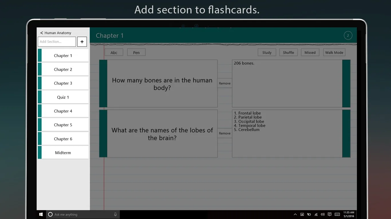 My FlashCards screenshot 1