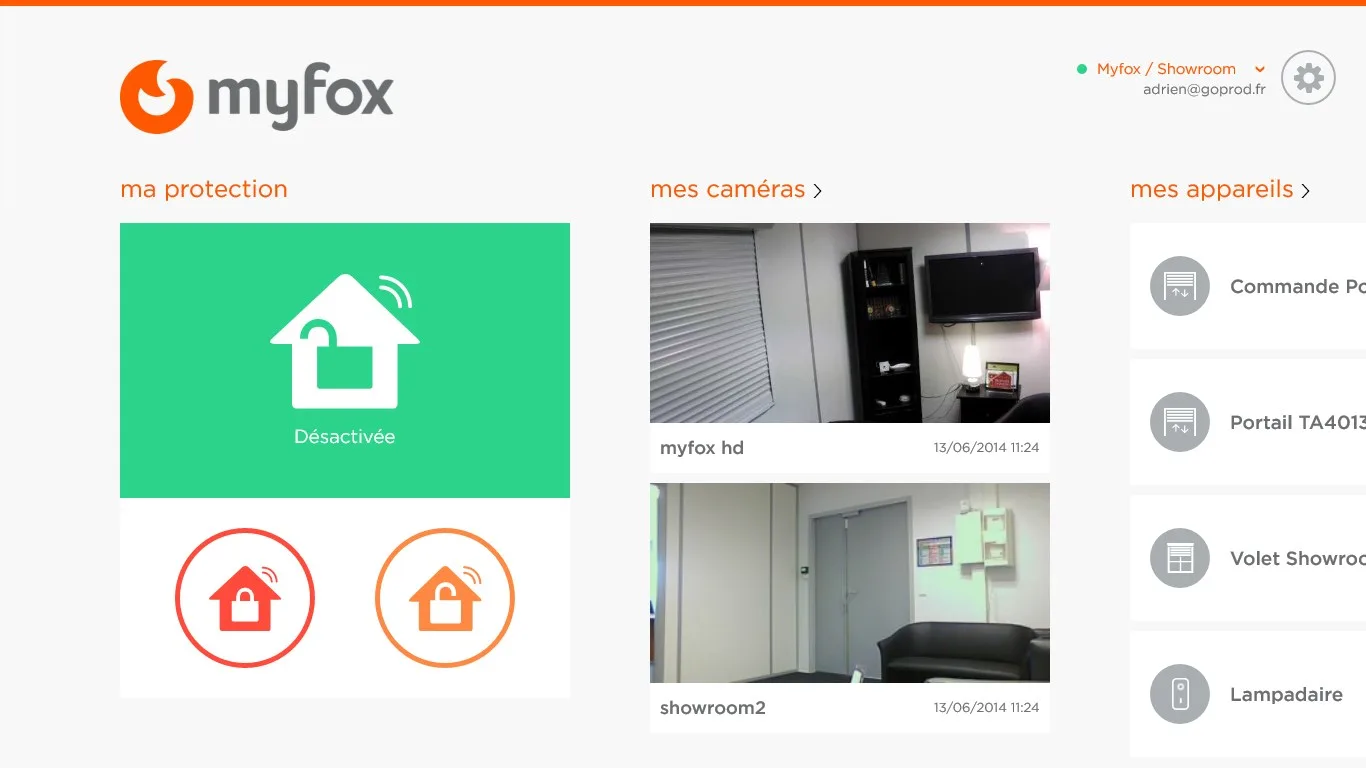 MyFox screenshot 1