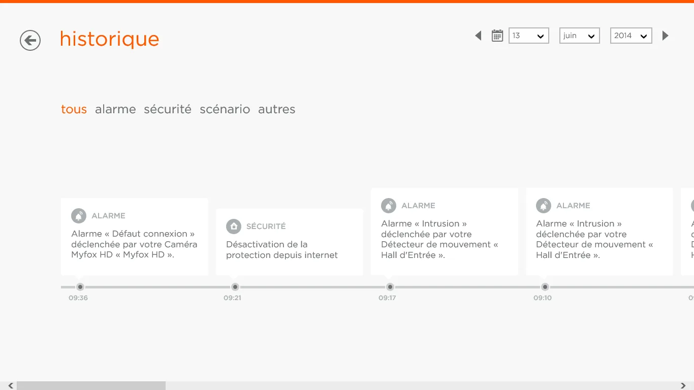 MyFox screenshot 2