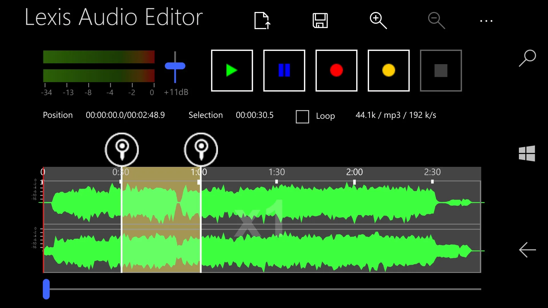 Lexis Audio Editor screenshot 3